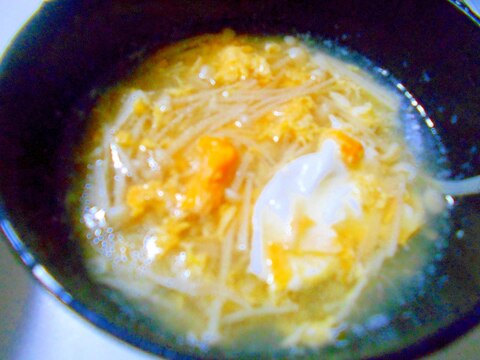 えのきとたまごの中華スープ